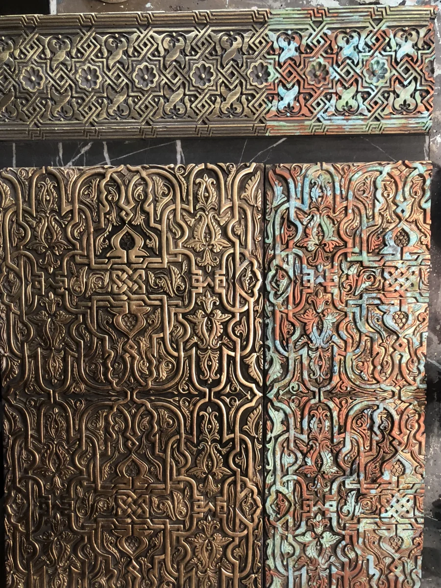 Stone gilding and luxury finishing